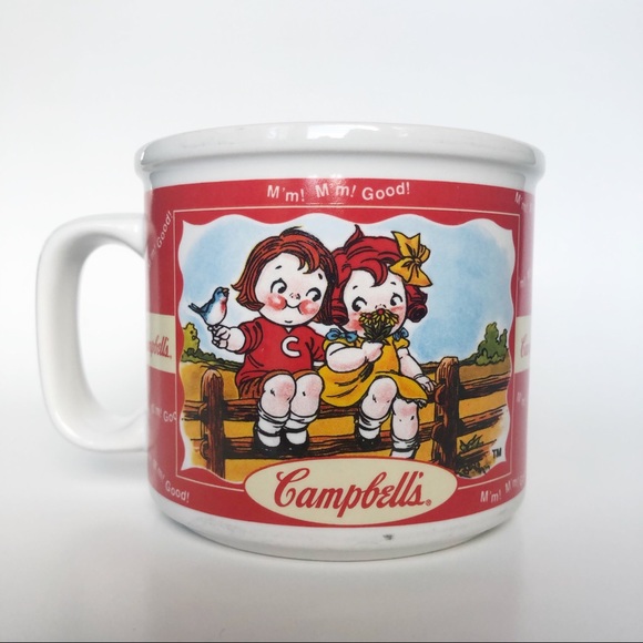Campbell's Soup Kids Spring Summer Soup Coffee Tea Ceramic Wide Mouth Mug Cup 98 - Picture 2 of 12